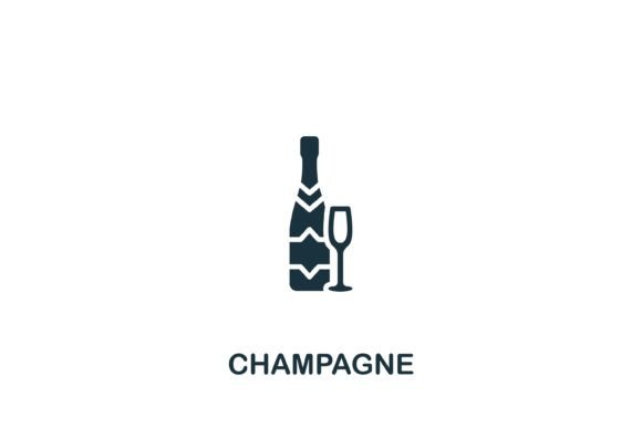 Champagne Icon Review for Graphics and Icons