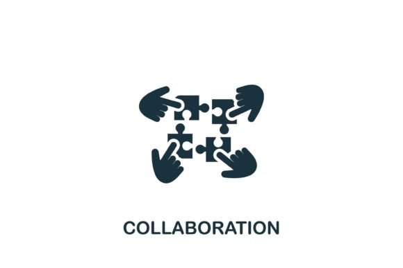 Collaboration Icon Graphics for Handmade Icons