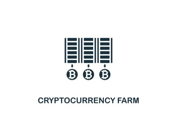 Cryptocurrency Farm Icon: Essential Graphics and Icons for Modern Design