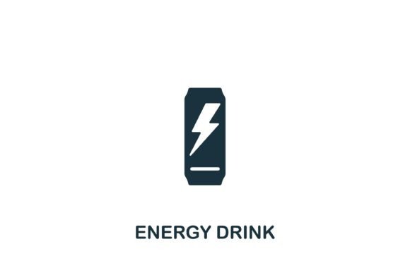 Energy Drink Icon Graphics and Icons for Crafters