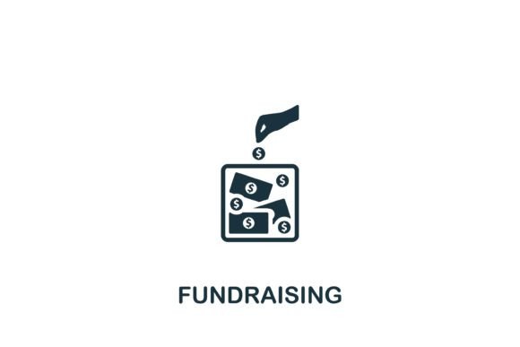 Fundraising Icon: Essential Graphics for Icons and Digital Sellers