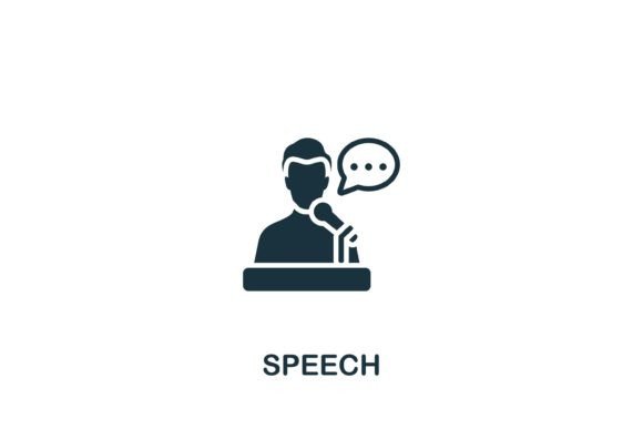 Speech Icon Graphics and Icons for Real Crafting