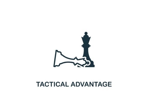 Tactical Advantage Icon: Essential Graphics for Digital Sellers