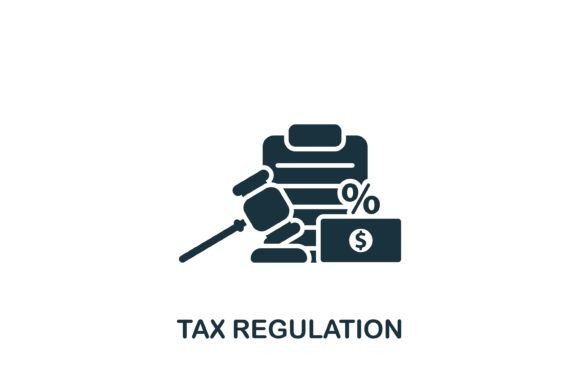 Tax Regulation Icon Graphics and Icons for Local Brands