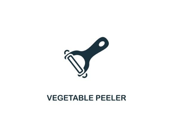 Vegetable Peeler Icon Graphics and Icons Review