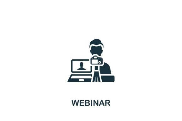 Webinar Icon: A Designer's Review of Modern Graphics and Icons
