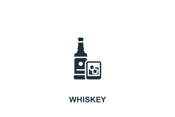 Whiskey Icon Graphics and Icons for Modern Publishing