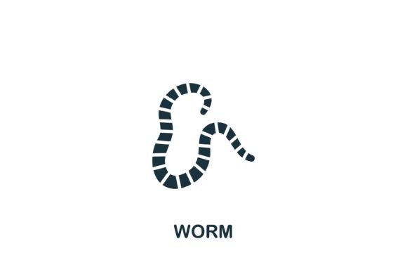 Worm Icon Graphics and Icons Review for Real Crafts